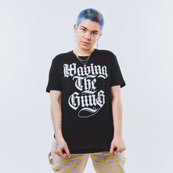 Waving the Guns - Kalligraphie Unisex Shirt black-white