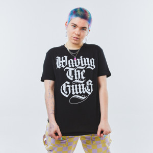 Waving the Guns - Kalligraphie Unisex Shirt black-white