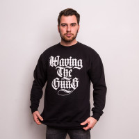 Waving the Guns - Kalligraphie Unisex Sweatshirt grau-schwarz XL