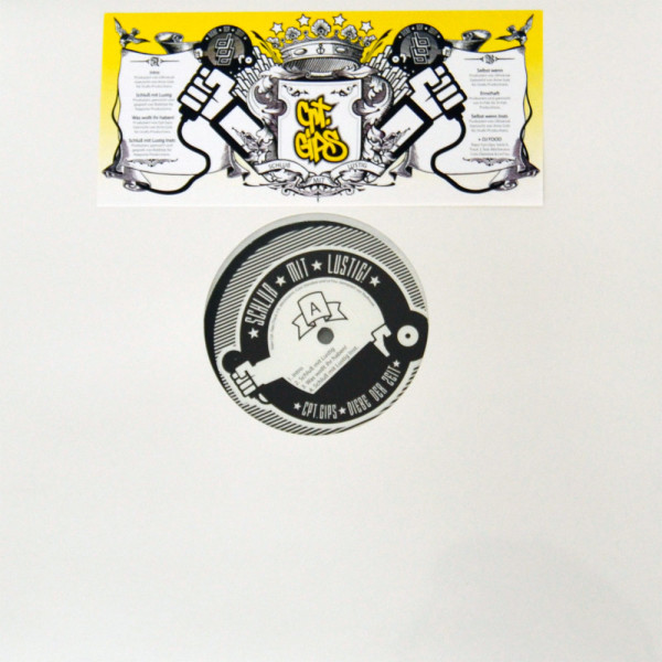 Captain Gips - Schluß mit Lustig Vinyl MS 12"