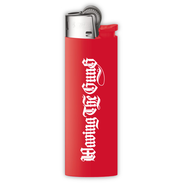 Waving the Guns - Kalligraphie Feuerzeug Bic