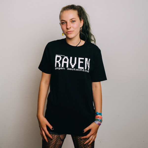 Egotronic - Raven gegen Deutschland Unisex Shirt black-white