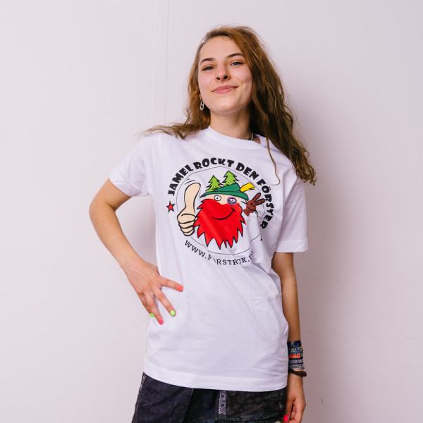 Forstrock- Festival Unisex Shirt weiß-multi