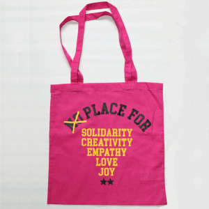 Audiolith - Solidarity Bag lila-gelb
