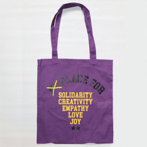Audiolith - Solidarity Bag türkis-gelb