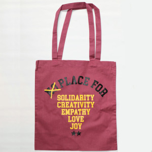 Audiolith - Solidarity Bag turquoise-yellow