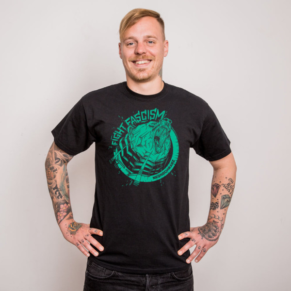 Neonschwarz - Grizzly mint Unisex Shirt XS