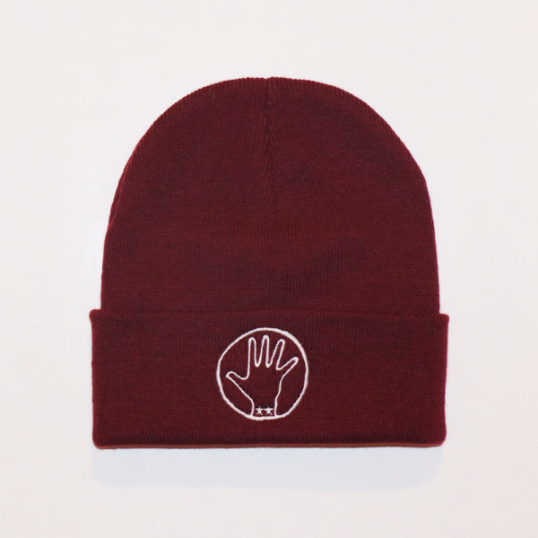 Audiolith - Rough Reloaded Beanie burgundy