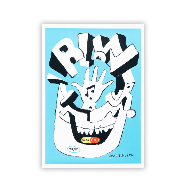 Audiolith - BYMWGM multicolour A2 Siebdruck Poster