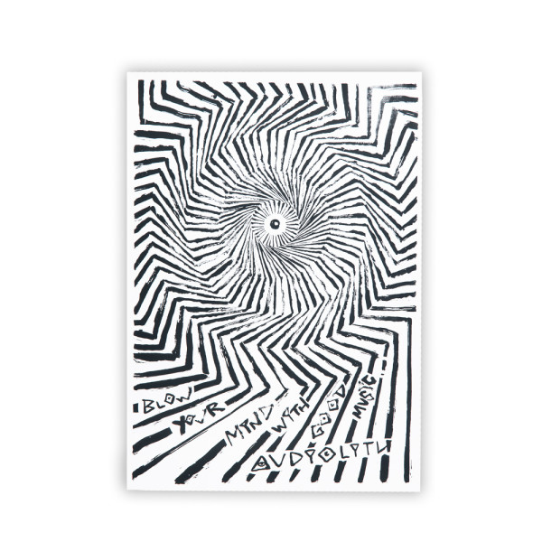 Audiolith - BYMWGM swirl A1 Siebdruck Poster