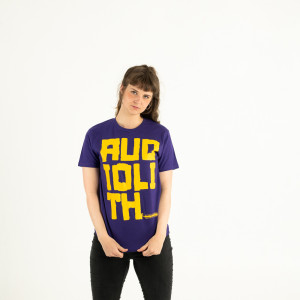 Audiolith - Blockrolle Unisex Shirt purple-yellow XL
