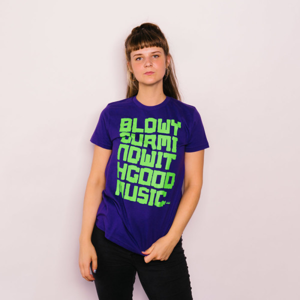Audiolith - Blow Your Mind Unisex Shirt purple-lightgreen
