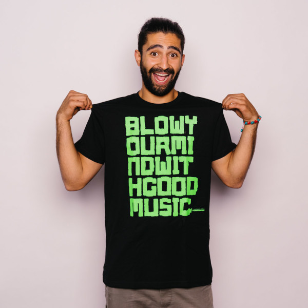 Audiolith - Blow Your Mind Unisex Shirt black-lightgreen XL