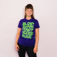 Audiolith - Blow Your Mind Unisex Shirt purple-lightgreen 2XL