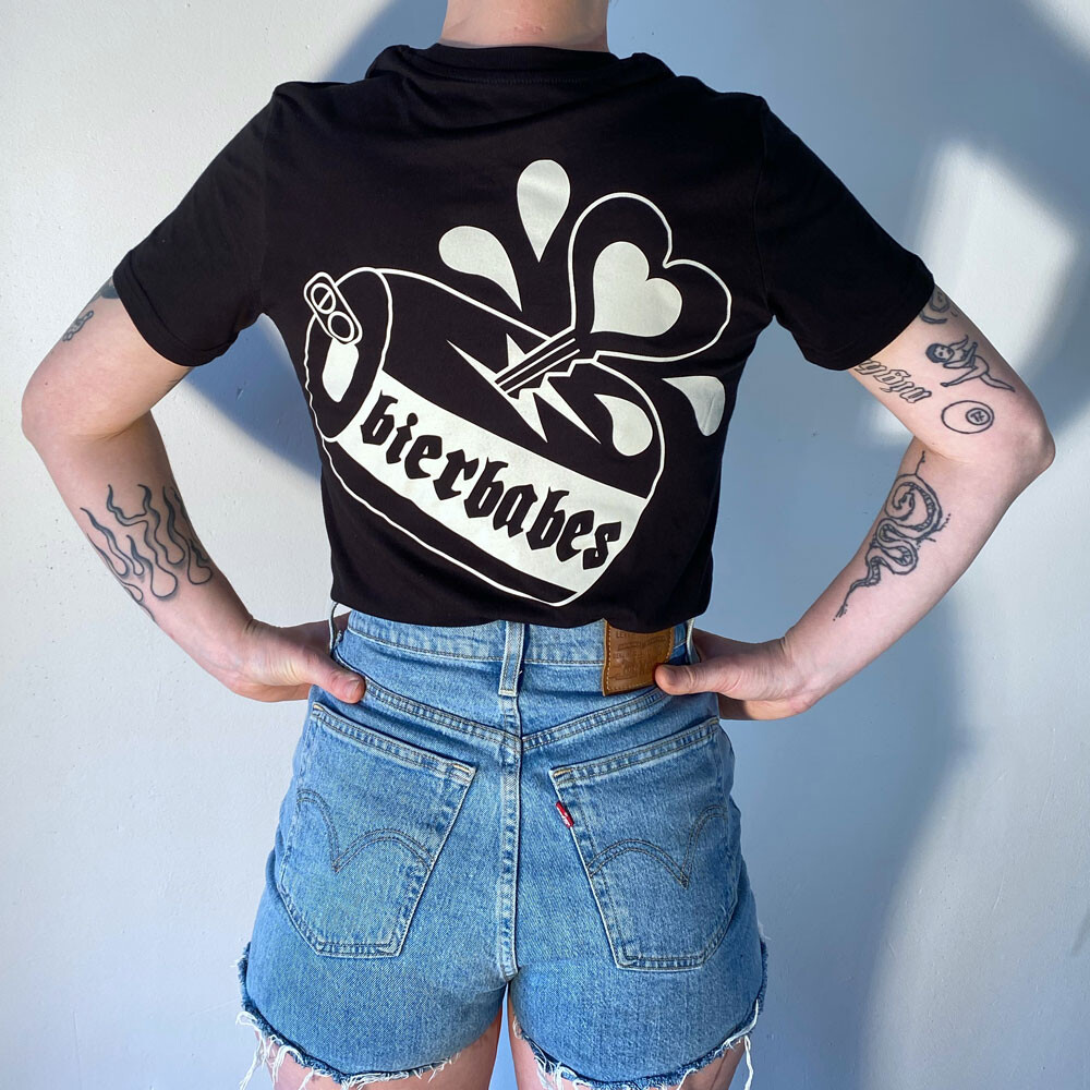 Bierbabes - Unisex Shirt Schwarz